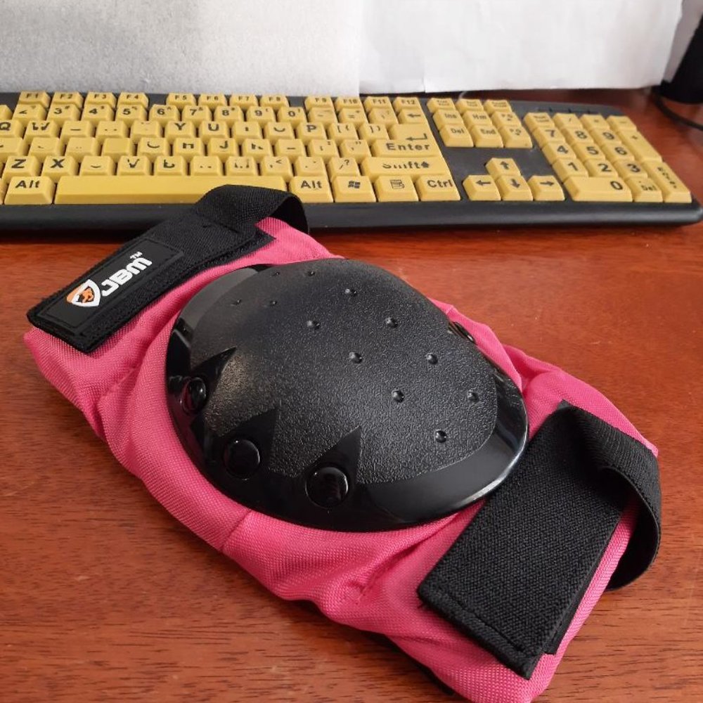 NEW ! JBM Adult Knee Pads Pink Size L